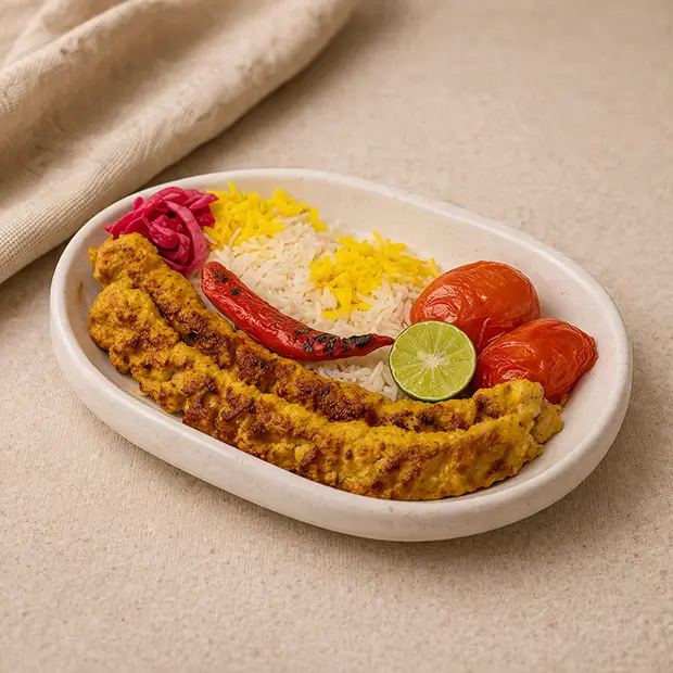 chicken chelo kebab